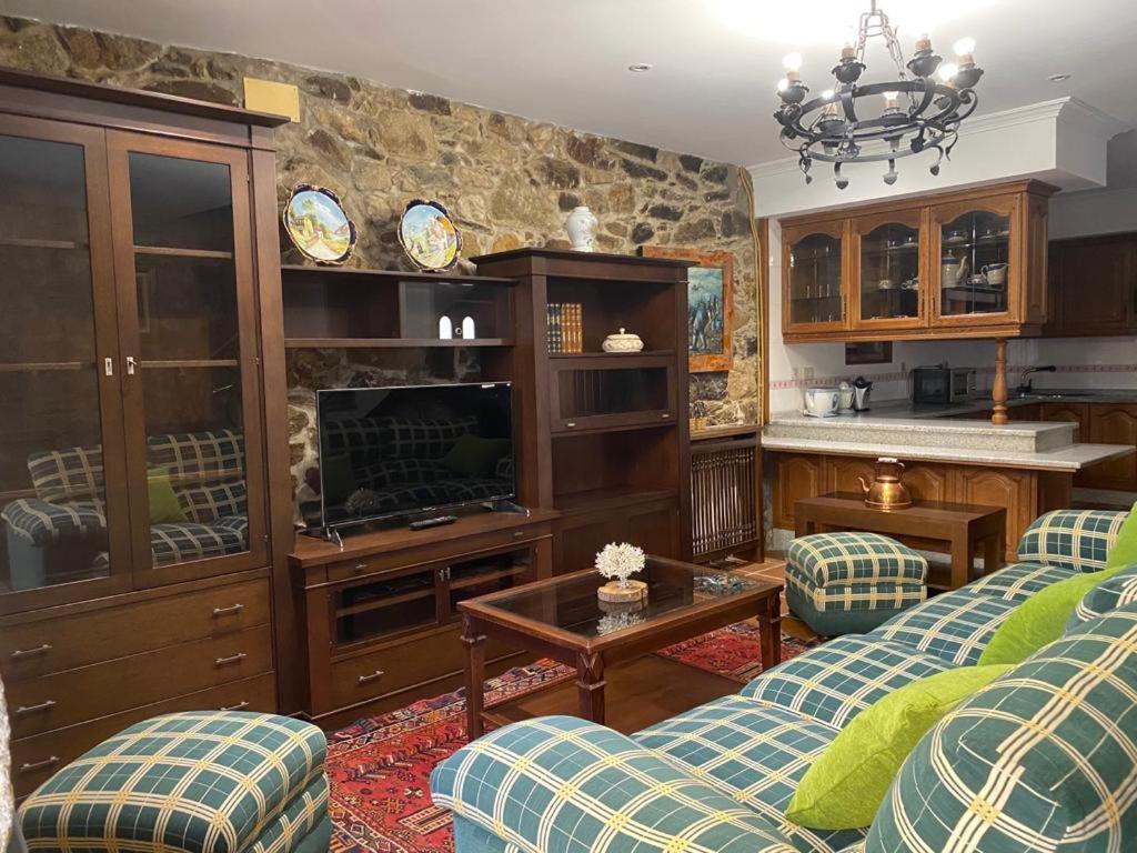 Villa Casita Piñeiro estilo rural Boiro Esterno foto
