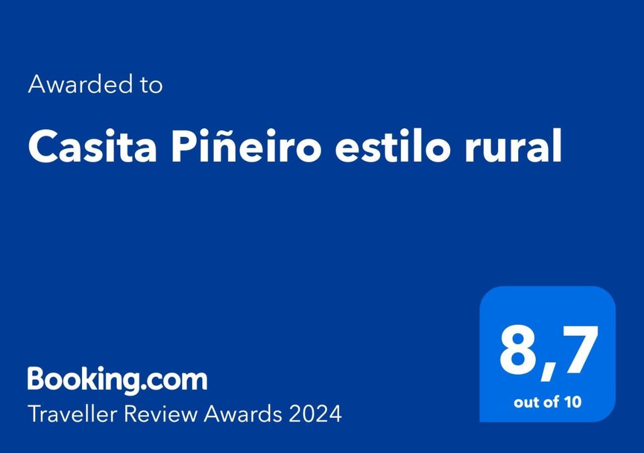 Villa Casita Piñeiro estilo rural Boiro Esterno foto