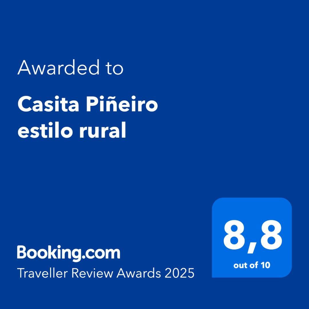 Villa Casita Piñeiro estilo rural Boiro Esterno foto